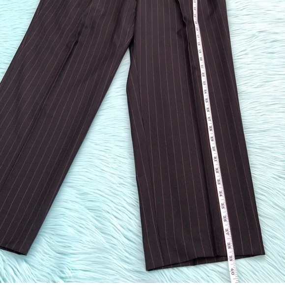 Hickey Freeman Classic Fit Brown Pin Stripe Wool Suit - Picture 11 of 11